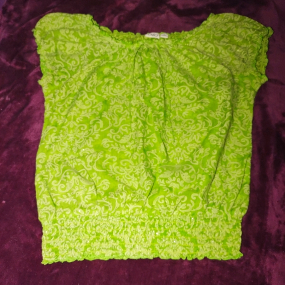 Cato green blouse